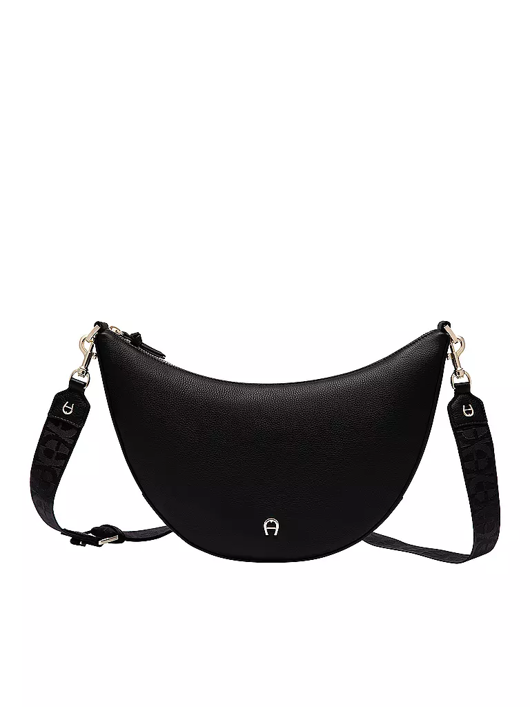 AIGNER | Borsa in pelle - Borsa a tracolla ZITA Medium | Nero