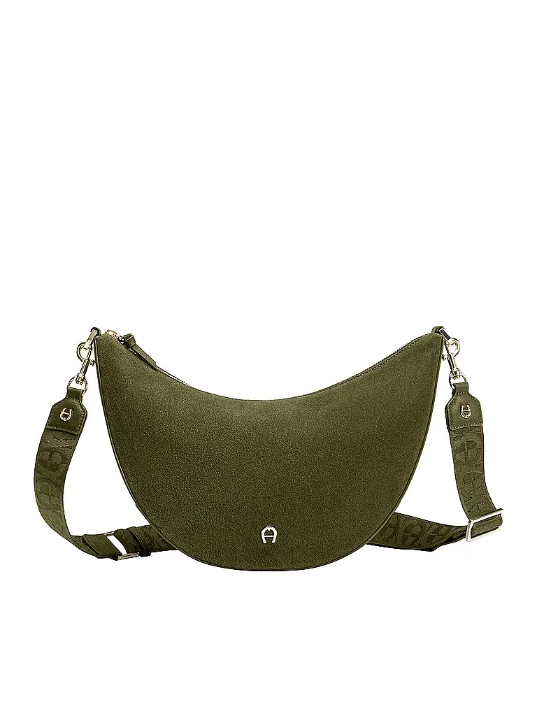 AIGNER | Borsa in pelle - Borsa a tracolla ZITA Medium | Oliva