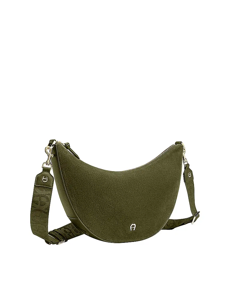 AIGNER | Borsa in pelle - Borsa a tracolla ZITA Medium | Oliva