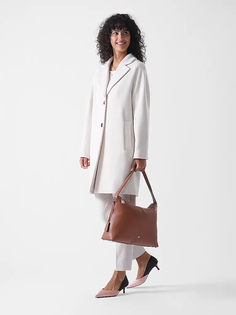 AIGNER | Borsa in pelle - Hobo Bag DELIA Large | Marrone