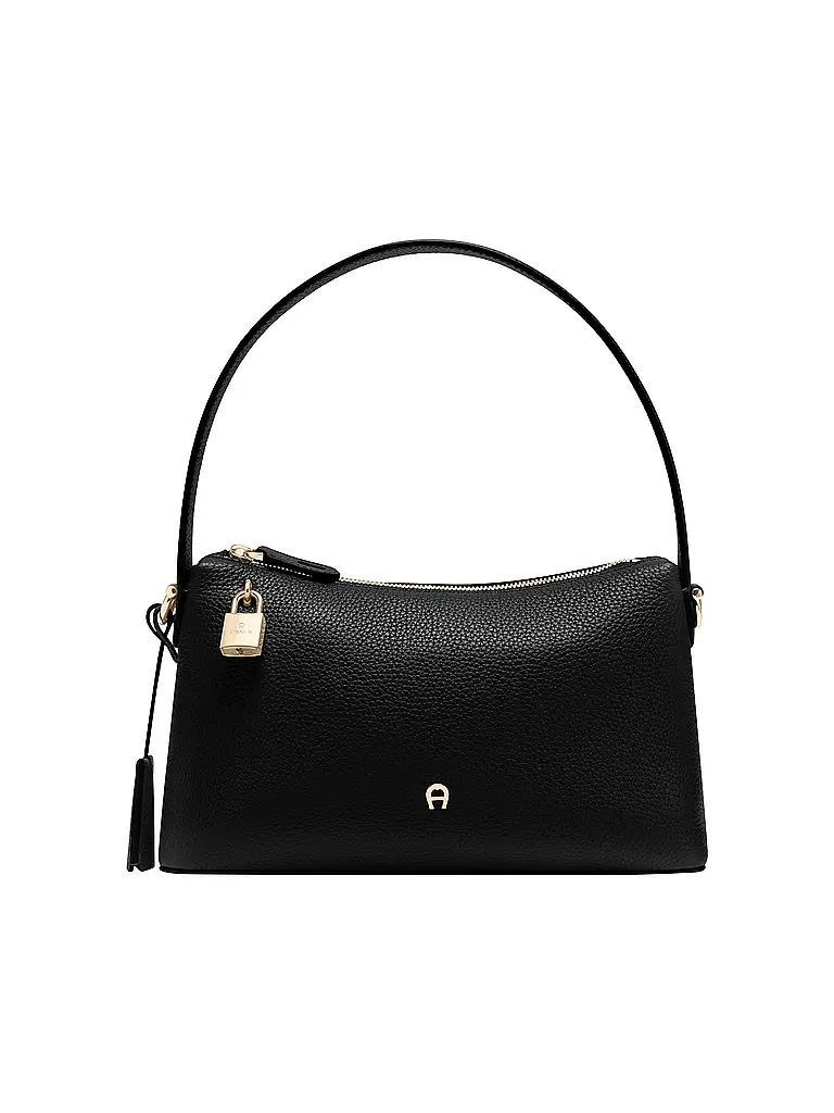 AIGNER | Borsa in pelle - Hobo Bag DELIA Small | Nero