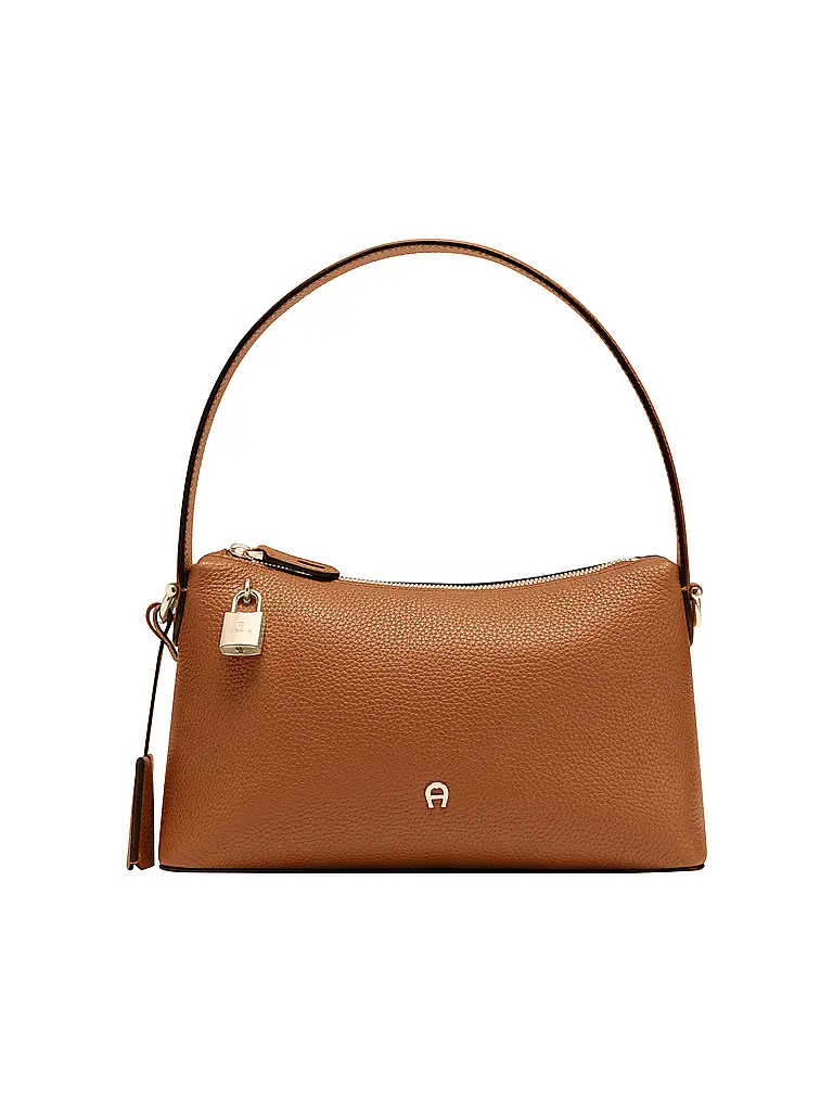 AIGNER | Borsa in pelle - Hobo Bag DELIA Small | Marrone
