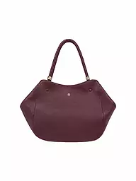 AIGNER | Borsa in pelle - Shopper CARRE SOFT Large | Rosso scuro