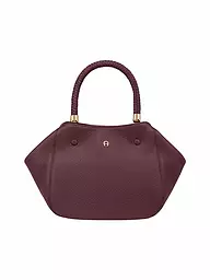 AIGNER | Borsa in pelle - Shopper CARRE SOFT Medium | Rosso scuro
