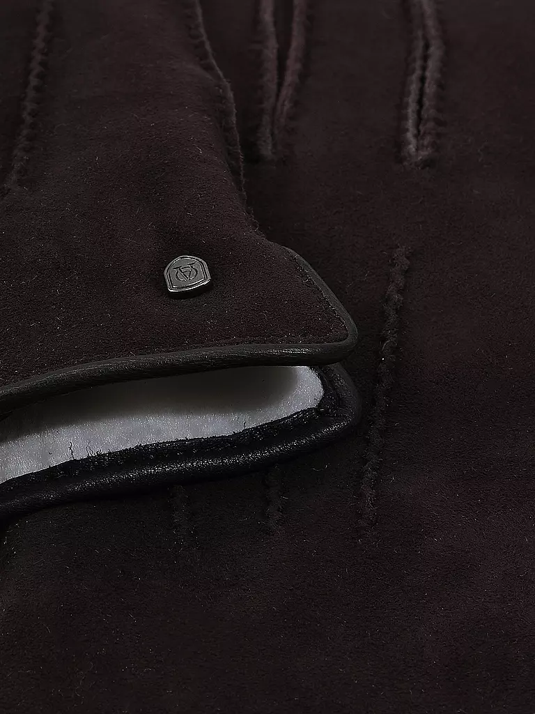 AKAROA | Guanti in pelle BEN | Marrone