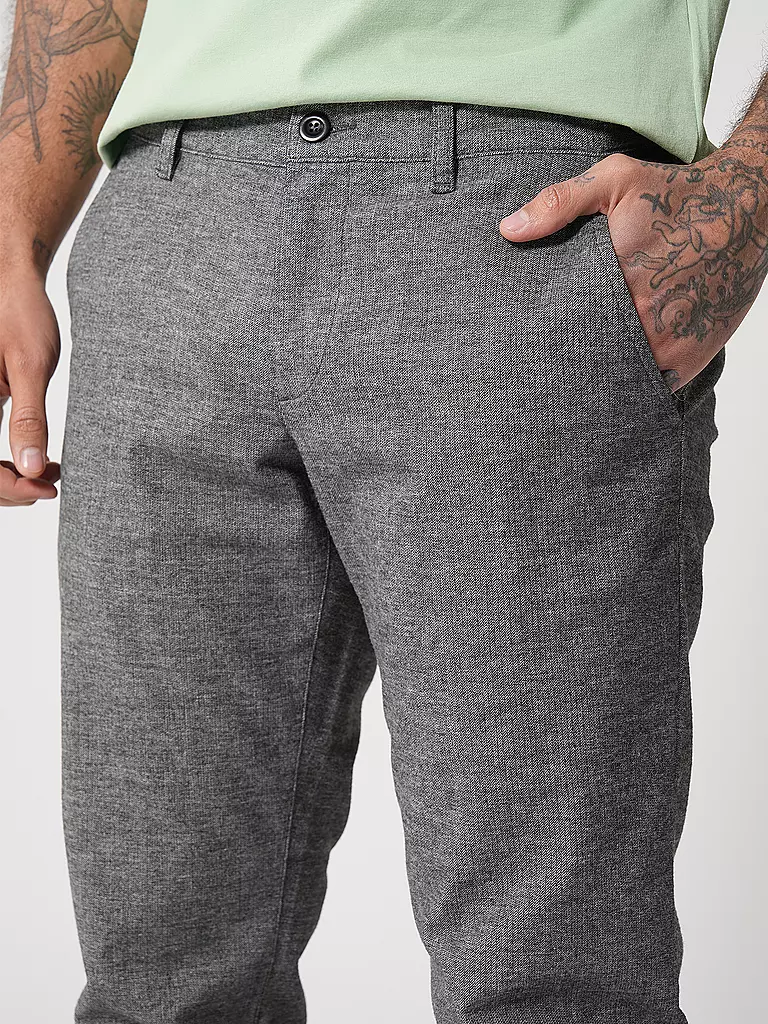 ALBERTO | Chino Slim Fit Lou-RETRO | Grigio
