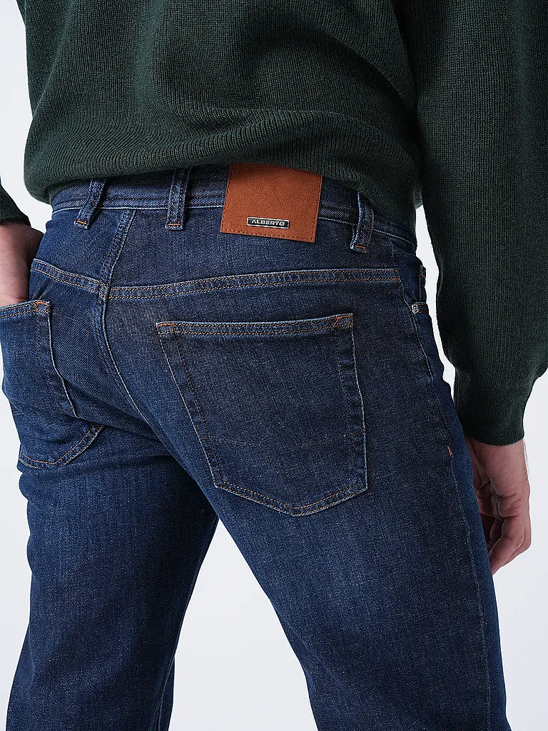 ALBERTO | Jeans Straight Fit PIPE | Blu scuro