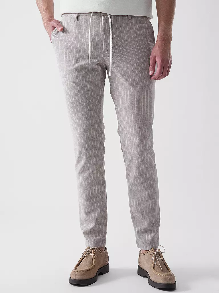 ALBERTO | Pantaloni di lino JUMP | Beige
