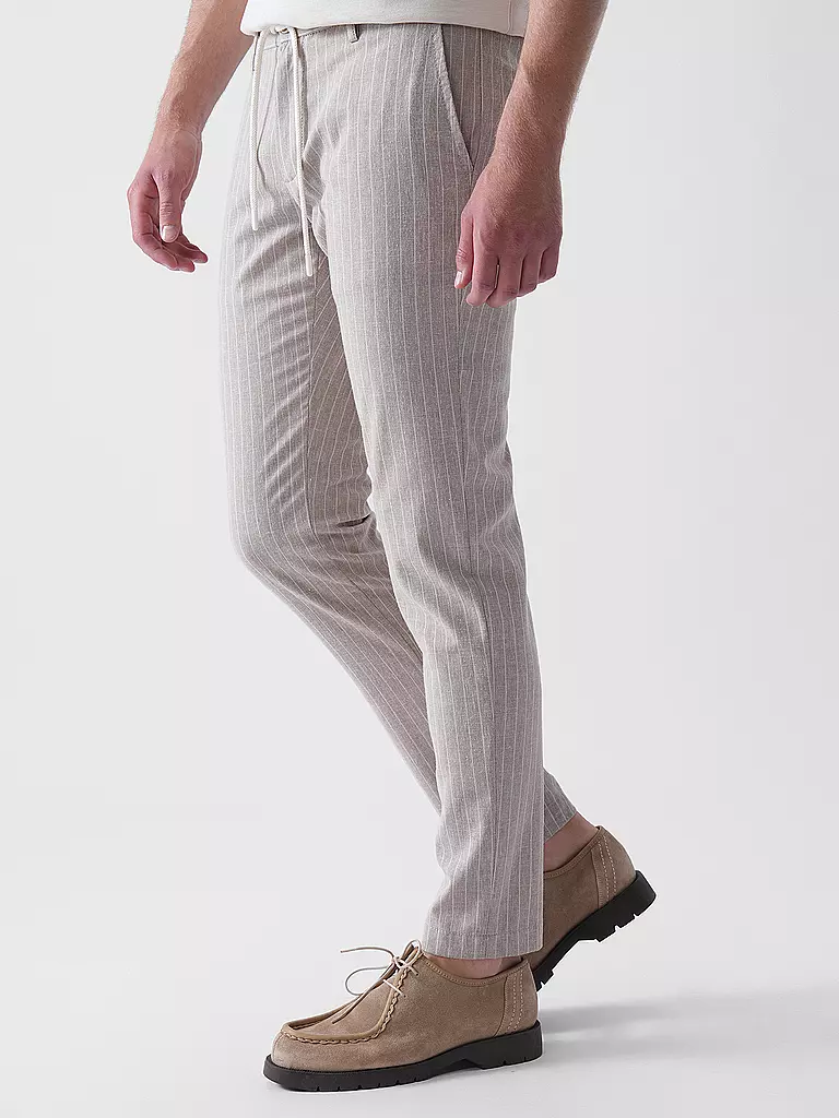 ALBERTO | Pantaloni di lino JUMP | Beige