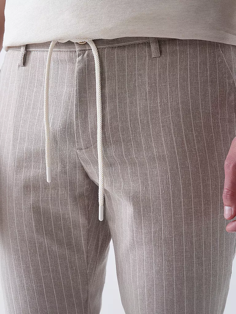 ALBERTO | Pantaloni di lino JUMP | Beige