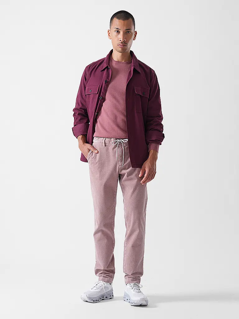 ALBERTO | Pantaloni di velluto a coste Slim Fit JUMP | Rosa