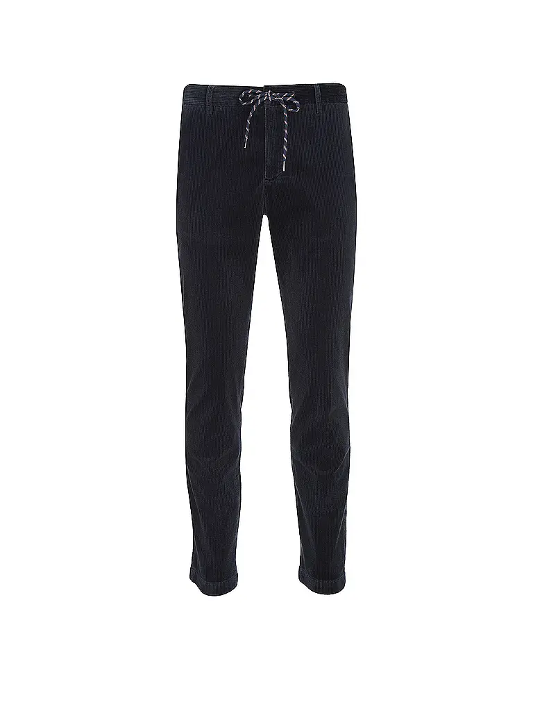 ALBERTO | Pantaloni in velluto a coste slim fit JUMP | Blu scuro