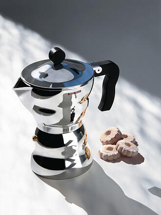 ALESSI | Macchina per espresso Moka-Alessi - Alluminio / 3 tazze