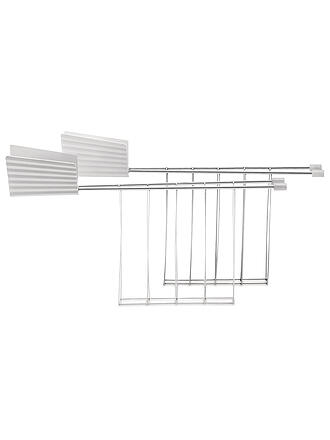ALESSI | Pinza per sandwich Plissé, set da 2, bianca MDL08RACKW