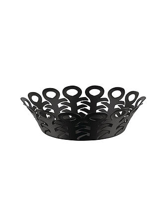 ALESSI | Cestino VIMINI 22cm Acciaio Inox Epossidico. Nero