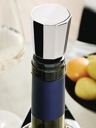 ALESSI | Tappo per bottiglia EUGENIA 6cm Design Naoto Fukasawa Cromato