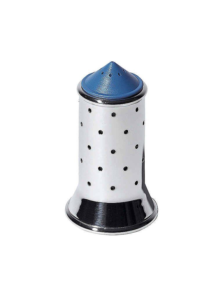 Saliera Graves 11,3 cm Acciaio Inox / Blu argento