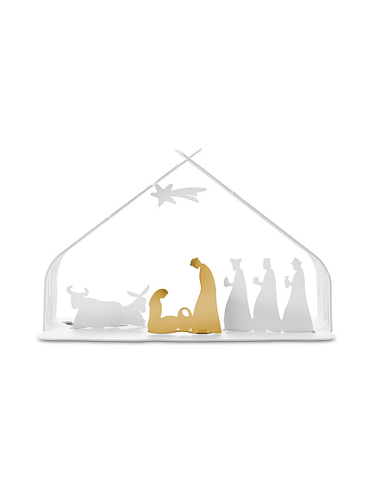 Alessi Presepe Bark Crib bianco