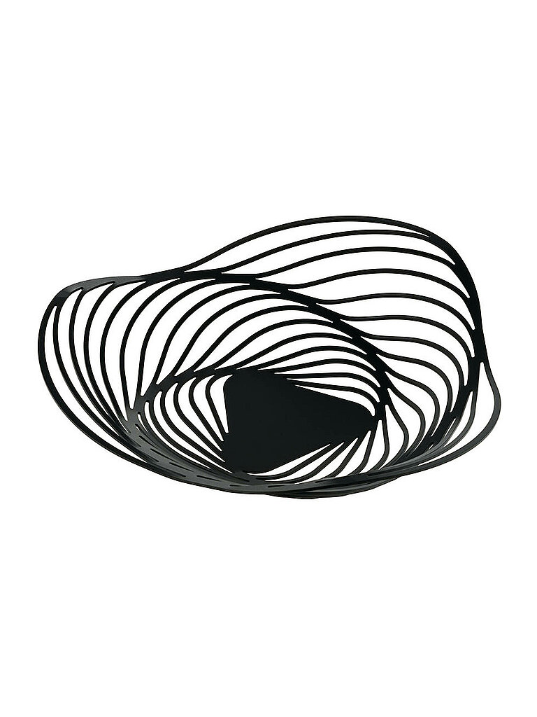 Cesto di frutta Trinity 33cm nero