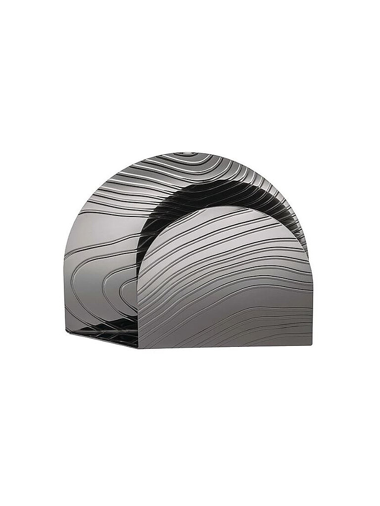 Portatovaglioli Veneer in acciaio inox argento
