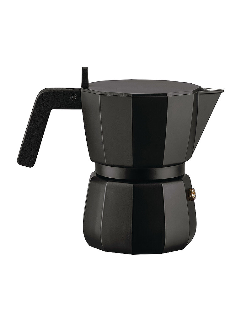Espressomaschine Moka 3 Tassen SChwarz nero