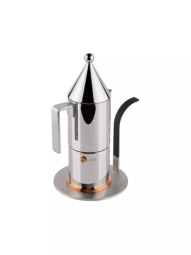ALESSI | Adattatore a induzione LITTLE HELPER in acciaio inox | Argento