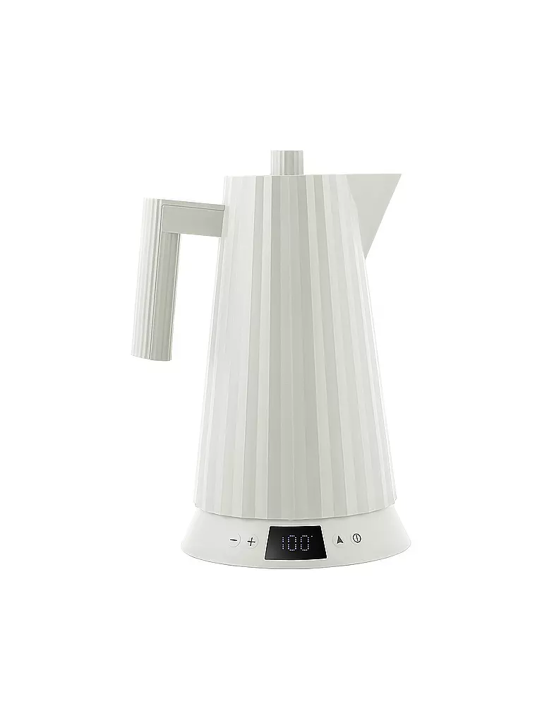 ALESSI | Bollitore 1,7l Plissé Th. Harz / Bianco | Bianco