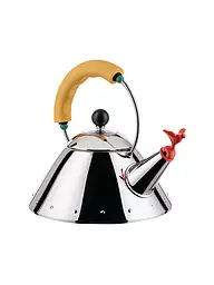 ALESSI | Bollitore 1l acciaio inox / Giallo | Argento