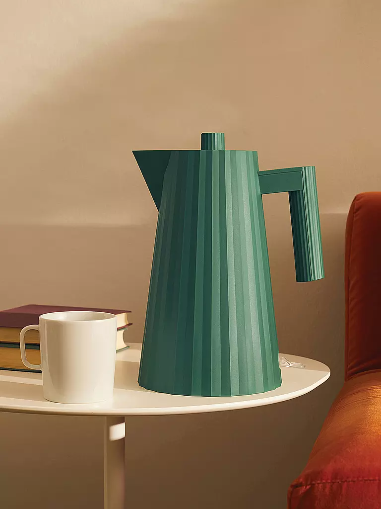 ALESSI | Bollitore 1L Plissé Verde MDL06/1GR | Verde scuro