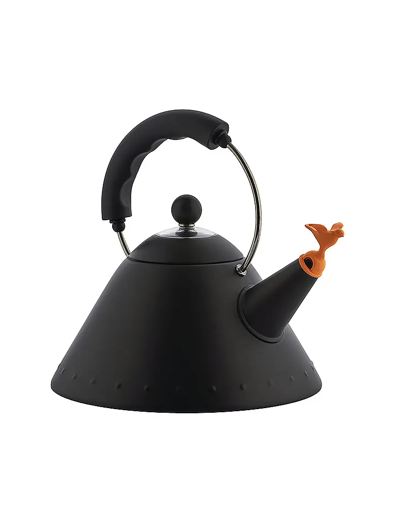 ALESSI | Bollitore 2l Michael Graves Nero | Nero