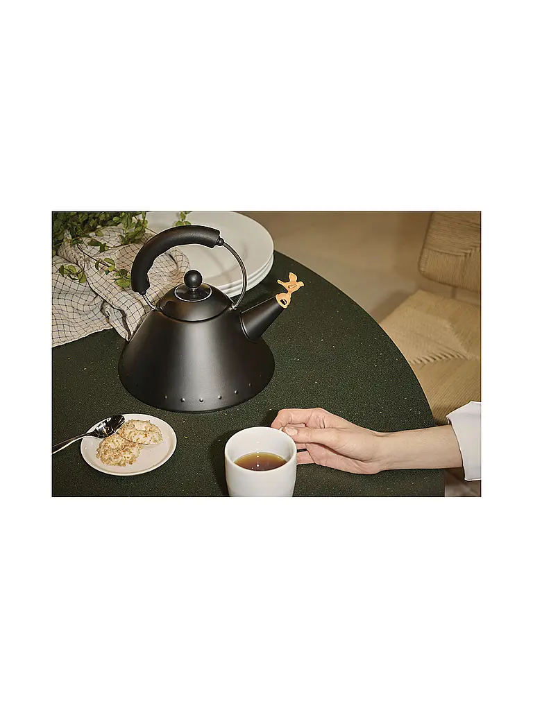 ALESSI | Bollitore 2l Michael Graves Nero | Nero