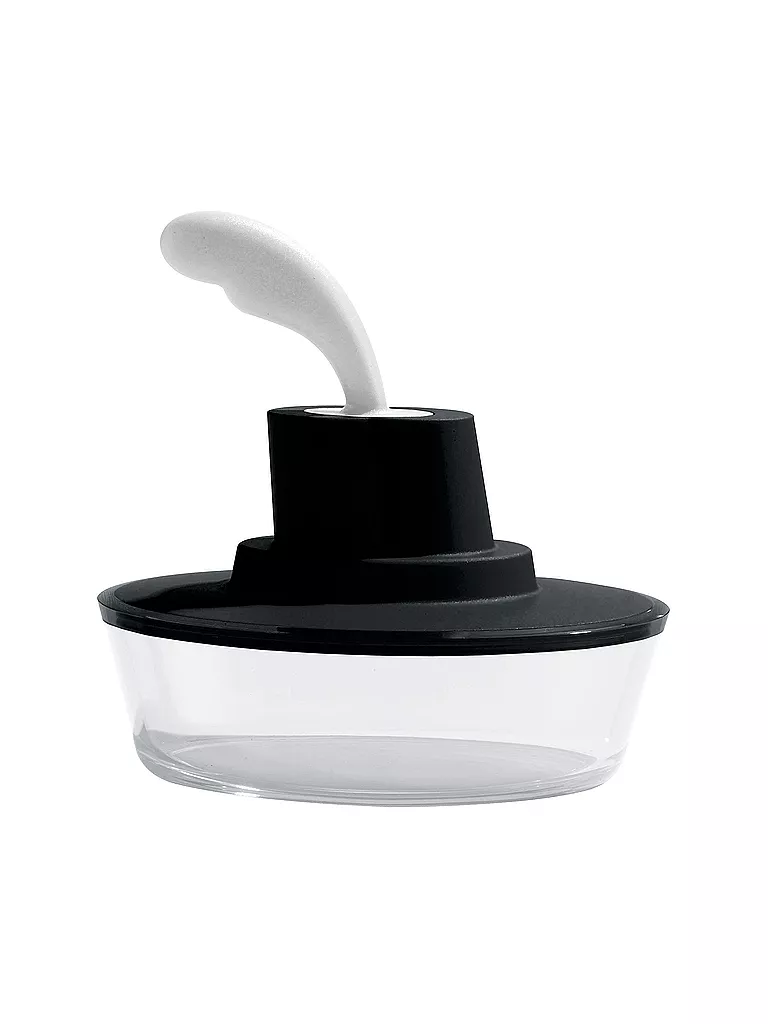 ALESSI | Burriera Ship Shape 15,5 cm Nera | Nero