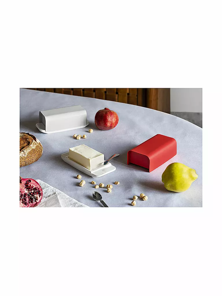 ALESSI | Butterdose Mattina 9,5cm Rot | Rosso