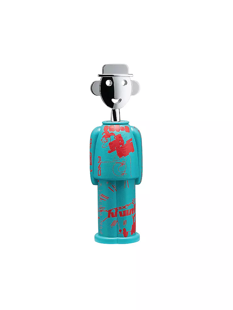ALESSI | Cavatappi ALESSANDRO M. LIQUID Blu/Rosso | Blu chiaro