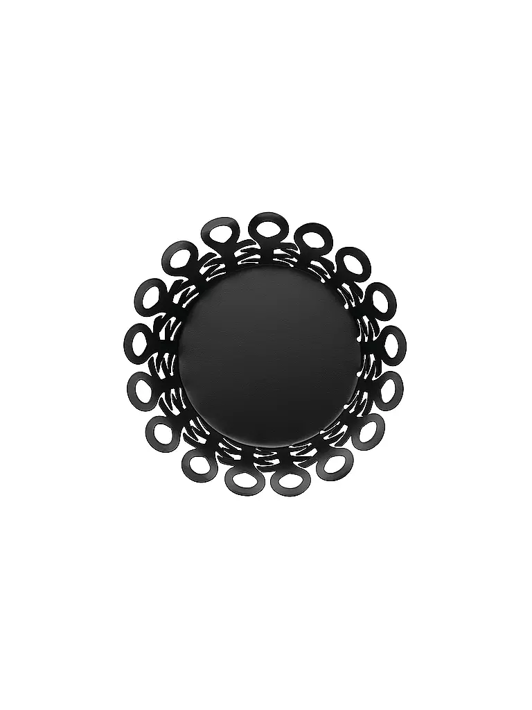 ALESSI | Cestino VIMINI 22cm Acciaio Inox Epossidico. Nero |