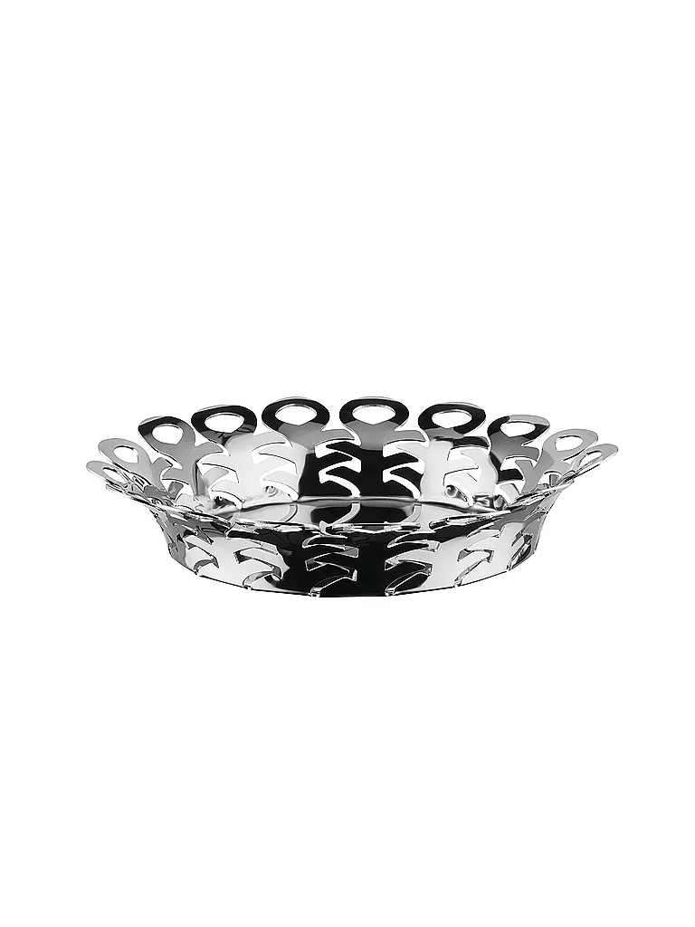 ALESSI | Cestino VIMINI 27cm acciaio inossidabile | Argento