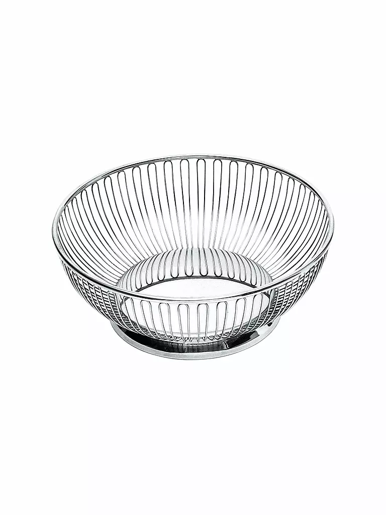ALESSI | Cesto in filo metallico rotondo 20 cm acciaio inossidabile | Argento
