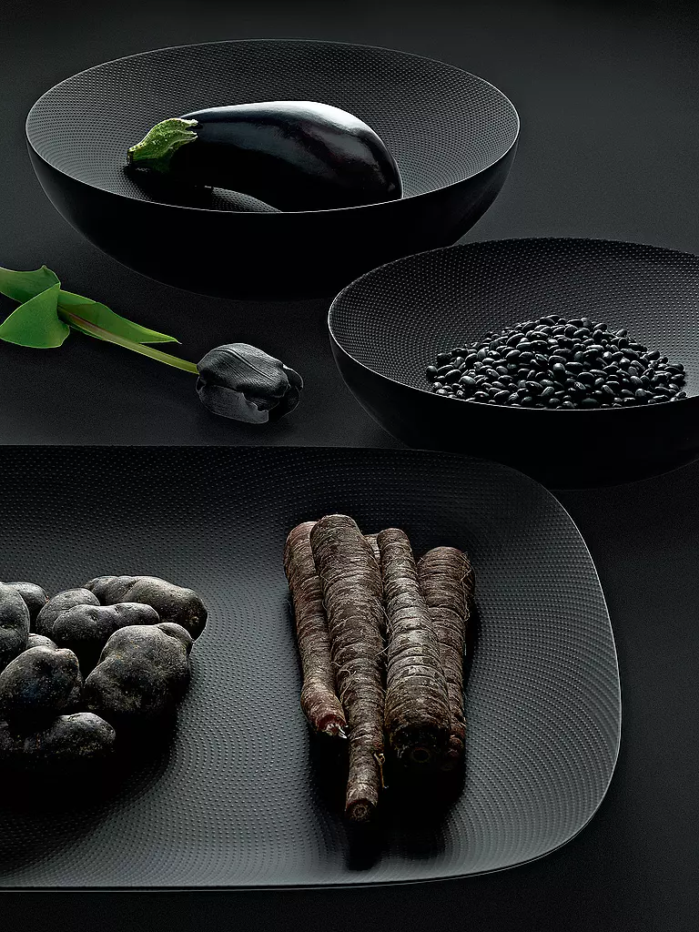 ALESSI | Ciotola Double Acciaio 25cm Nero | Nero