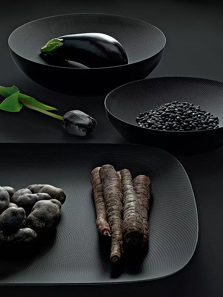 ALESSI | Ciotola Double Acciaio 32cm Nero | Nero