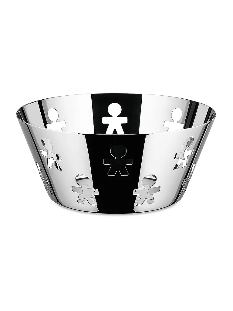 ALESSI | Ciotola per frutta GIRODONTO 20cm acciaio inossidabile | Argento
