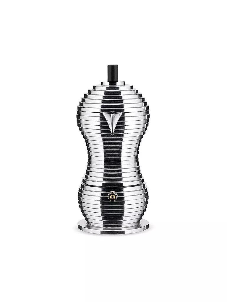 ALESSI | Espressomachine PULCINA 6 tazze Alluminio / Nero |