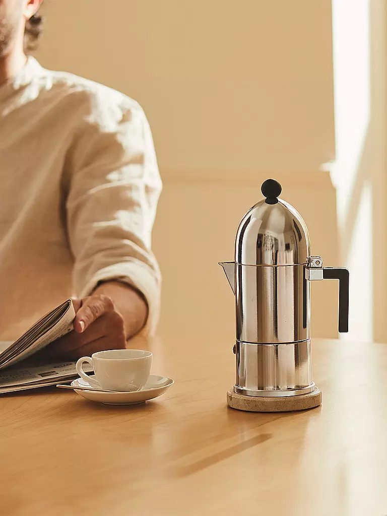 ALESSI | Espressomaschine Le Cupola (3 Tassen) | Argento