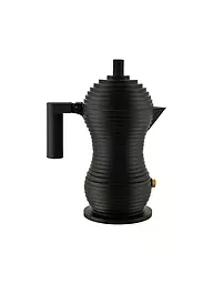 ALESSI | Espressomaschine Pulcina Black Alu/Schwarz 1 Tasse | Nero