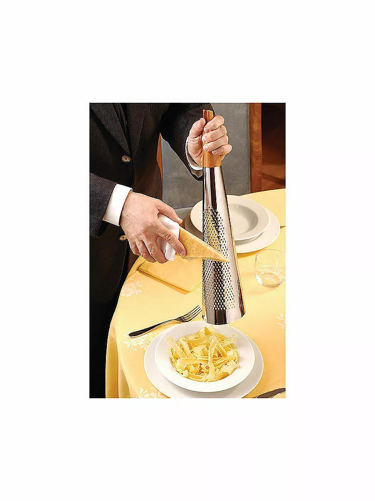 ALESSI | Grattugia gigante Todo 46cm (acciaio inossidabile/legno) | Argento