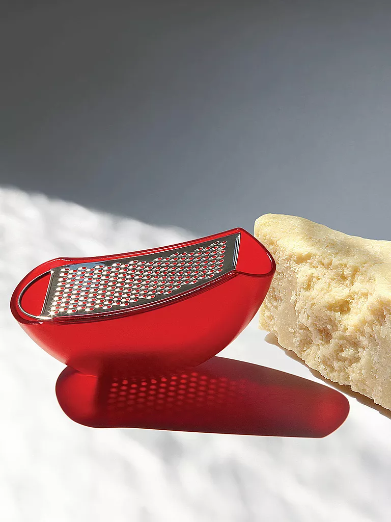 ALESSI | Grattugia per formaggio Parmenide Rosso 15,3 cm | Rosso