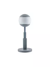 ALESSI | Lampada da tavolo Aldo Rossi Alluminio Grigio Vetro | Grigio chiaro