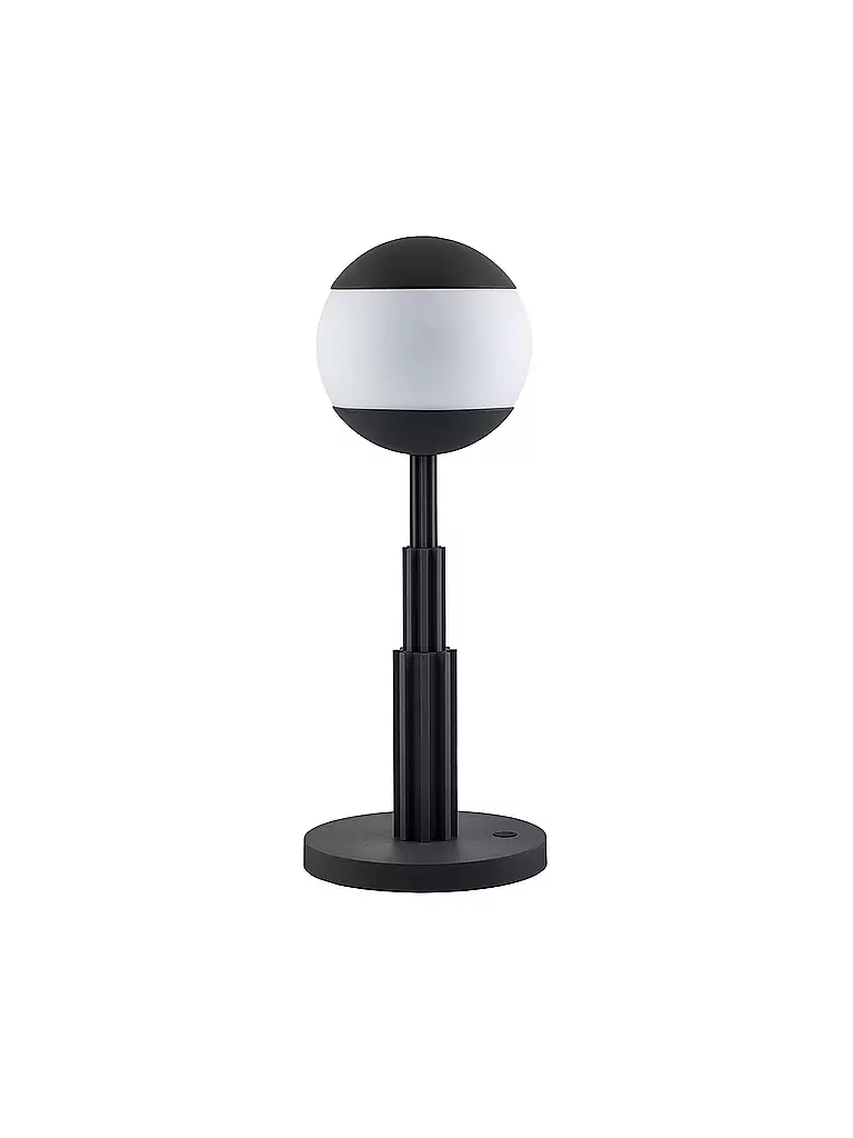 ALESSI | Lampada da tavolo Aldo Rossi Alu Nero Vetro | Nero