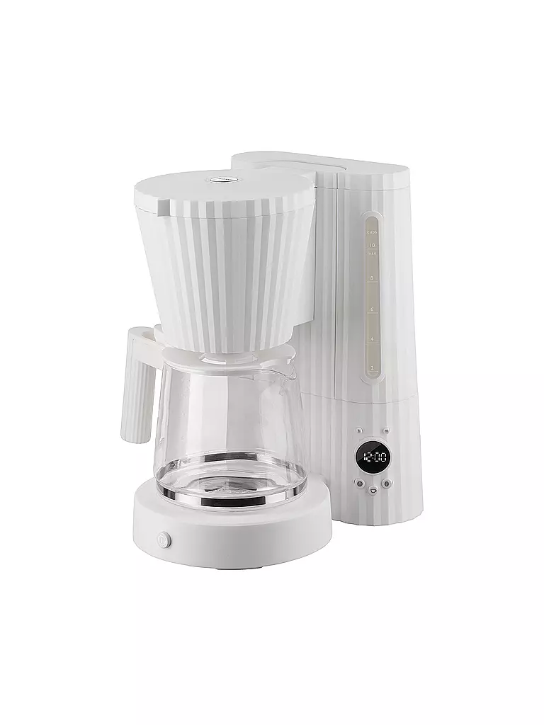 ALESSI | Macchina da caffè filtro Plissé 1,5l Bianco | Bianco