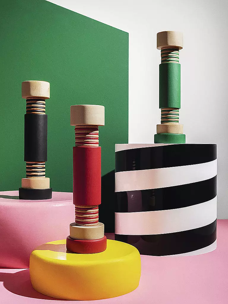 ALESSI | Macina sale/pepe 25cm Rosso/Naturale | Rosso