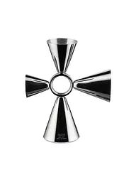 ALESSI | Misurino da bar Quadri Combo Jigger acciaio inox | Argento